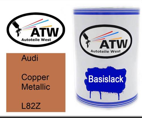 Audi, Copper Metallic, L82Z: 500ml Lackdose, von ATW Autoteile West.